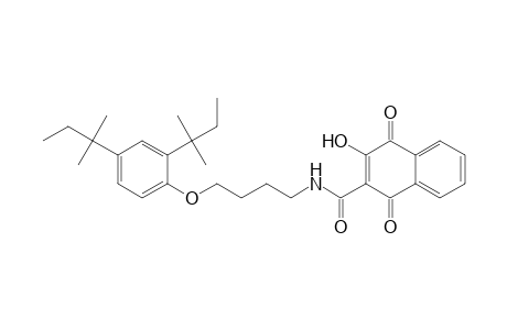 2-Naphthalenecarboxamide, N-[4-[2,4-bis(1,1-dimethylpropyl)phenoxy]butyl]-1,4-dihydro-3-hydroxy-1,4-dioxo-
