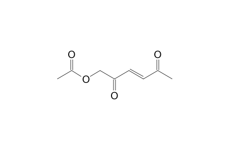 2,5-Dioxohex-3-enyl acetate