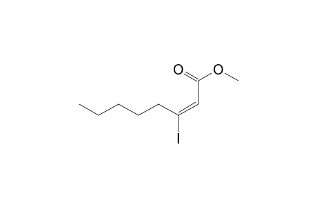 methyl (E)-3-iodo-2-octenoate