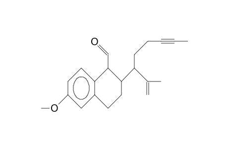 6-Methoxy-cis-2-(1-isopropenyl-4-hexynyl)-1-formyl-tetralin
