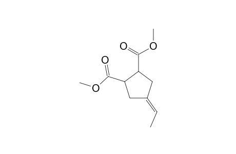 Dimethyl 4-ethylidene-1,2-cyclopentanedicarboxylate