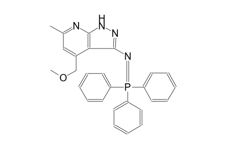 1H-pyrazolo[3,4-b]pyridine, 4-(methoxymethyl)-6-methyl-3-[(triphenylphosphoranylidene)amino]-