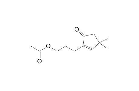 3-(3,3-Dimethyl-5-oxocyclopent-1-enyl)propyl acetate