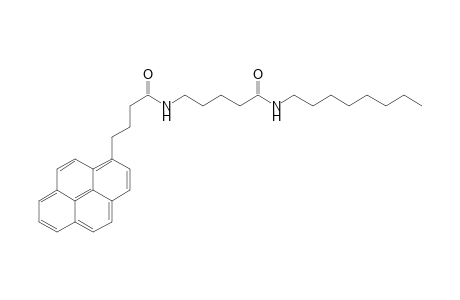 N-Octyl-5-{[3'-(1"-pyrenyl)propyl]carbonylamino}-pentanoylamide