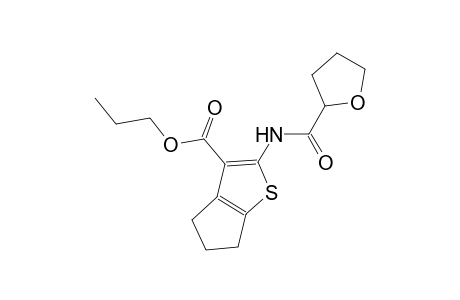 propyl 2-[(tetrahydro-2-furanylcarbonyl)amino]-5,6-dihydro-4H-cyclopenta[b]thiophene-3-carboxylate