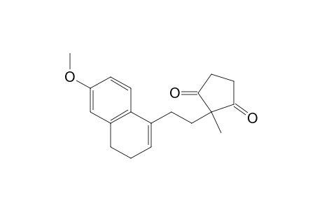 3-Methoxy-8-[2-(1-methyl-2-oxotetrahydrofuran-2-yl)ethyl]naphthalene