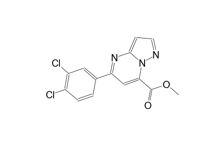 pyrazolo[1,5-a]pyrimidine-7-carboxylic acid, 5-(3,4-dichlorophenyl)-, methyl ester