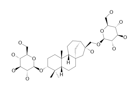 ENT-KAURANE-3-BETA,16-BETA,17-TRIOL-3-BETA-O-BETA-D-GLOCOPYRANOSYL-17-O-BETA-D-GLUCOPYRANOSIDE