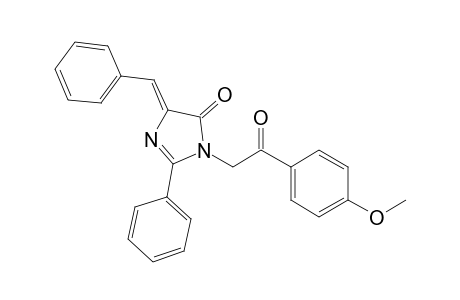 4-Benzylidene-2-phenyl-1-(p-methoxybenzoyl)methyl-5-imidazolone