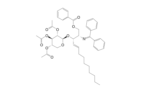 O-(2,3,4-TRI-O-ACETYL-BETA-D-XYLOPYRANOSYL)-(1->3)-(2S,3S,4E)-2-[N-(DIPHENYLMETHYLENE)-AMINO]-1-O-BENZOYL-4-TRIDECENE-1,3-DIOL