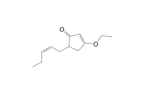 2-Cyclopenten-1-one, 3-ethoxy-5-(2-pentenyl)-, (Z)-