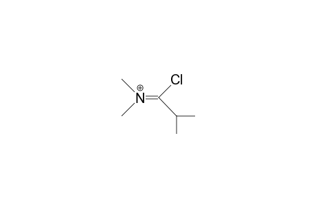 (1-Chloro-2-methyl-propyl)-dimethyl-iminium cation