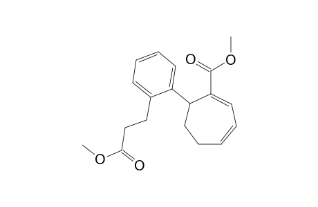 Methyl 7-{2-[2-(Methoxy-carbonyl)ethyl]phenyl}cyclohepta-1,3-diene-1-carboxylate