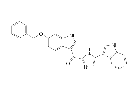 (6-benzoxy-1H-indol-3-yl)-[5-(1H-indol-3-yl)-1H-imidazol-2-yl]methanone