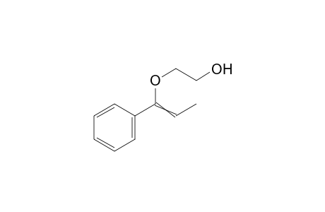 2-((1-phenylprop-1-en-1-yl)oxy)ethan-1-ol