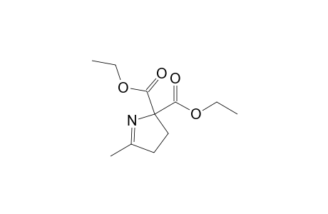 Diethyl 5-methyl-3,4-dihydro-2H-pyrrol-2,2-dicarboxylate