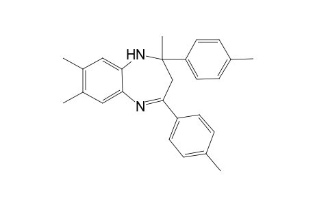 2,7,8-Trimethyl-2,4-ditoluyl-2,3-dihydro-1H-1,5-benzodiazepine