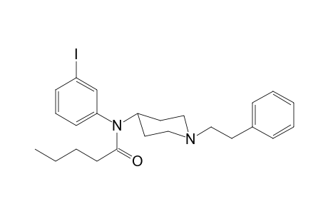 N-(3-Iodophenyl)-N-[1-(2-phenylethyl)piperidin-4-yl]pentanamide
