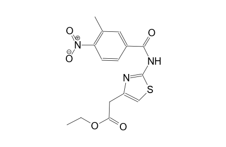 ethyl {2-[(3-methyl-4-nitrobenzoyl)amino]-1,3-thiazol-4-yl}acetate