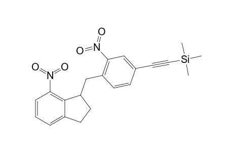 Trimethyl({3-nitro-4-[(7-nitro-2,3-dihydro-1H-inden-1-yl)methyl]-phenyl}ethynyl)silane