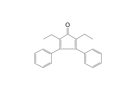 2,5-Diethyl-3,4-diphenyl cyclopentadienone