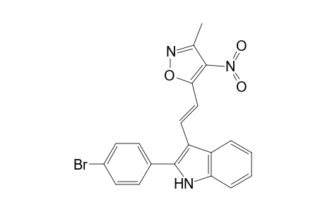 5-{2-[(p-bromophenyl)-indol-3-yl]-ethenyl}(3-methyl-4-nitro)isoxazole