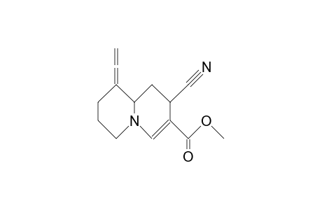 2-Cyano-9-vinylidene-1,2,6,7,8,9-hexahydro-quinolizine-3-carboxylic acid, methyl ester