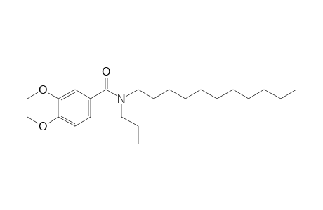 Benzamide, 3,4-dimethoxy-N-propyl-N-undecyl-