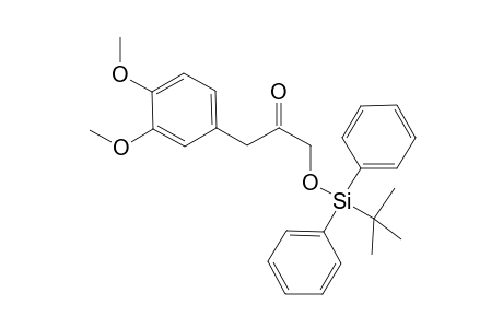 1-(tert-Butyl-diphenyl-silanyloxy)-3-(3,4-dimethoxy-phenyl)-propan-2-one