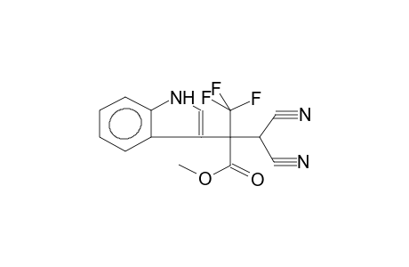3-(1-METHOXYCARBONYL-1-TRIFLUOROMETHYL-2,2-DICYANOETHYL)INDOLE