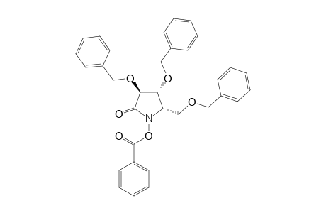 (3S,4R,5S)-1-BENZOYL-5-BENZYLOXYMETHYL-3,4-DIBENZYLOXYPYRROLIDIN-2-ONE