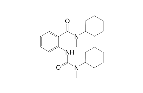 2-(3-Cyclohextl-3-methylureido)-N-cyclohexyl-N-methylbenzamide