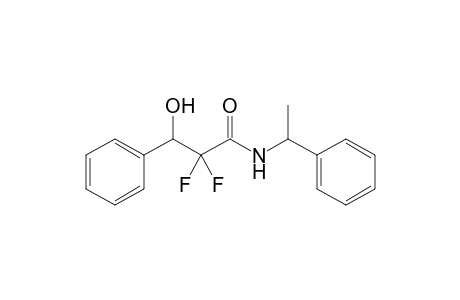 2,2-Difluoro-3-hydroxy-3-phenyl-N-(1'-phenylethyl)propionamide
