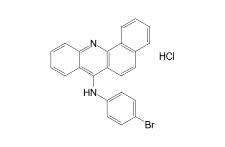 7-(p-bromoanilino)benz[c]acridine, hydrochloride