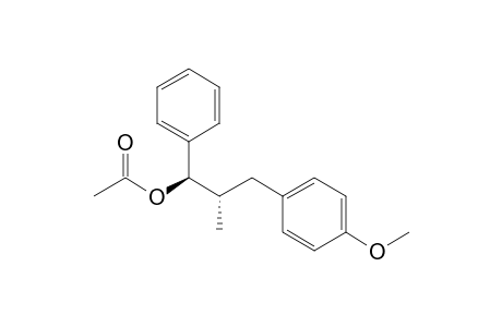 (1R,2S)-1-Acetoxy-3-(4-methoxyphenyl)-2-methyl-1-phenylpropane
