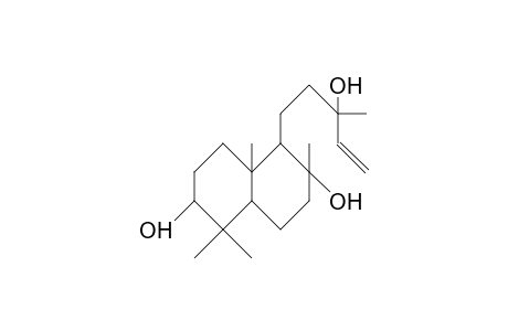 2,6-NAPHTALENEDIOL, DECAHYDRO-5-(3-HYDROXY-3-METHYL-4-PENTENYL)-1,1,4a,6-TETRAMETHYL-