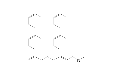 (2Z,10E)-3-((E)-4,8-dimethylnona-3,7-dien-1-yl)-N,N,11,15-tetramethyl-7-methylenehexadeca-2,10,14-trien-1-amine