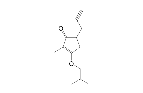 3-Isobutoxy-2-methyl-5-(2-propynyl)-2-cyclopenten-1-one