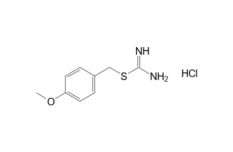 2-(p-methoxybenzyl)-2-thiopseudourea, monohydrochloride