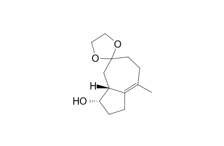 trans-2,3,3a,4,6,7-hexahydro-8-methylspiro[azulene-5-(1H),2'-[1,3]dioxolan]-3-ol