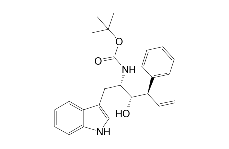 (2'S,3'S,4'S)-3-[2'-(tery-Butoxycarbonylamino)-3'-hydroxy-4'-phenyl-5'-hexen-1-yl]indole