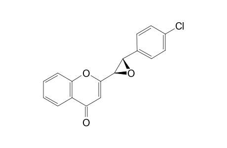 2-[(2R,3S)-3-(4-chlorophenyl)-2-oxiranyl]-1-benzopyran-4-one