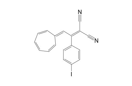 [2-(2',4',6'-Cycloheptatriene-1'-ylidene)-1-(4"-iodophenyl)ethylidene]propanedinitrile