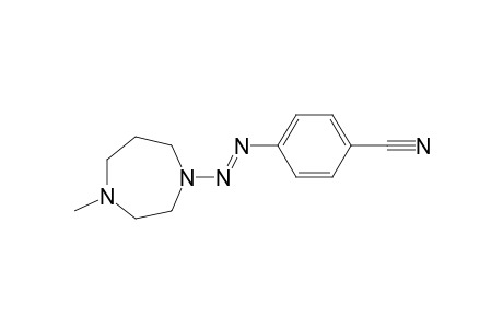 4-METHYL-1-[2-(PARA-CYANOPHENYL)-1-DIAZENYL]-1,4-DIAZEPANE