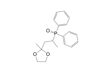 Phosphine oxide, [1-methyl-2-(2-methyl-1,3-dioxolan-2-yl)ethyl]diphenyl-