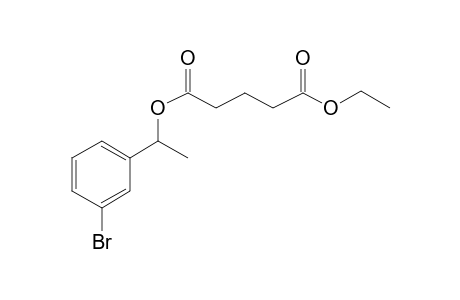 Glutaric acid, 1-(3-bromophenyl)ethyl ethyl ester