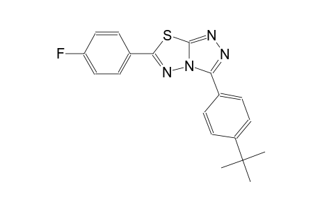3-(4-tert-butylphenyl)-6-(4-fluorophenyl)[1,2,4]triazolo[3,4-b][1,3,4]thiadiazole