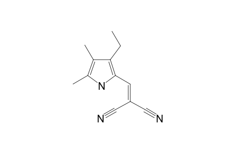 2-[(3-ethyl-4,5-dimethyl-1H-pyrrol-2-yl)methylene]malononitrile