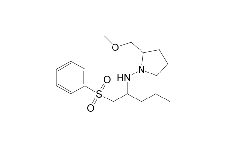 2-[(2'-(Methoxymethyl)pyrrolidin-1'-yl)amino]pentyl phenyl sulfone