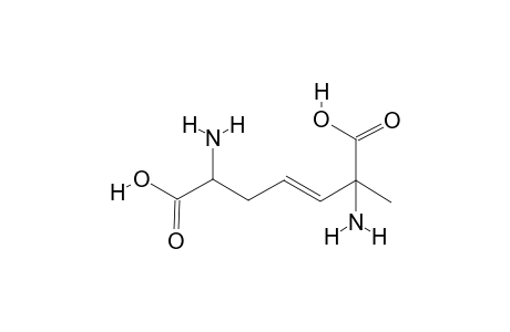 (E)-2,6-diamino-2-methylhept-3-enedioic acid